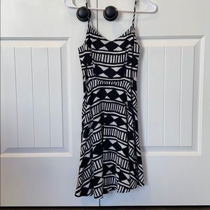 Black and white Sundress